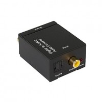 Digital to Analog Audio Converter,Convert Coaxial or Toslink Digital Audio Signals to Analog L/R Audio Converter  