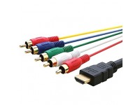 1.5M 5Ft HDMI Male to 5RCA 5-RCA Audio Video AV Component Cable Gold Plated  