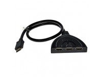 3 Port HDMI Intelligent Auto Switch Switcher 1 to 3 HDMI Splitter  